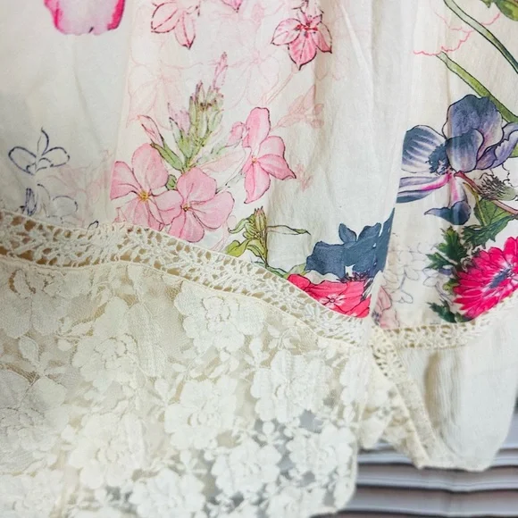 Reba Cream Floral Maxi Skirt - Picture 3 of 12